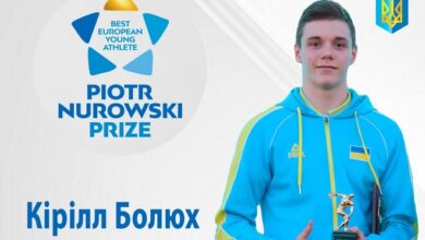 Photo of Кирило Болюх номінований на премію найкращого юного спортсмена Європи