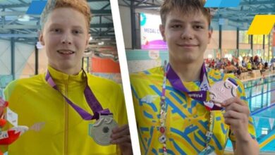 Photo of Українці взяли срібло та бронзу в плаванні на юнацькому фестивалі ЄЮОФ